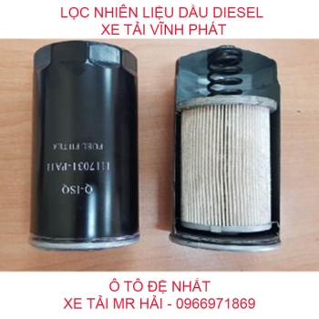 Phụ Tùng Xe Tải Vĩnh Phát - Lọc Nhiên Liệu Xe Tải Vĩnh Phát Chính Hãng