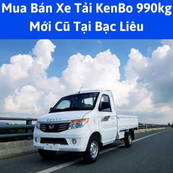 Mua Bán Xe Tải KenBo 990kg Mới Cũ Thùng Lửng, Thùng Mui Bạt, Thùng Kín Tại Bạc Liêu