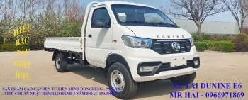 Tưng bừng khuyến mãi cực khủng khi mua xe tải Dunine 990kg