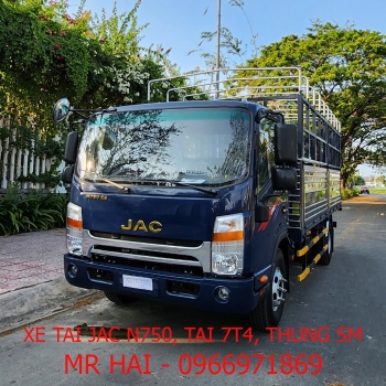 Đánh giá chi tiết xe tải JAC N750 tải trọng 7t4, thùng dài 5m