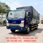 Xe tải JAC N750: Máy lớn, cầu to, có sức kéo mạnh nhất phân khúc xe tải 7 tấn thùng dài 5m